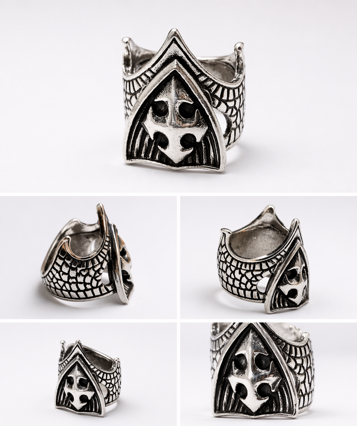 PRISMETIC Gothic Crest Armor Ring