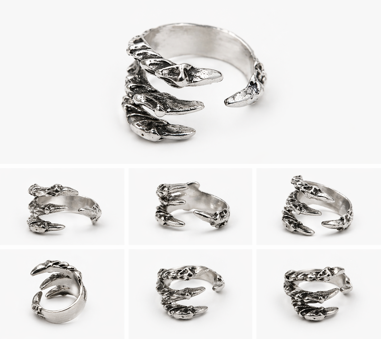 PRISMETIC Claw Grip Statement Ring