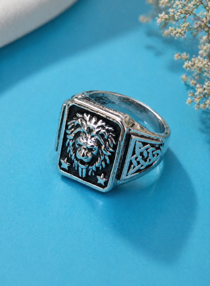 PRISMETIC Apex Lion Signet Ring