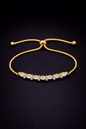 marquise crystal slider bracelet gold tone vellorene fashion jewellery adjustable bracelet