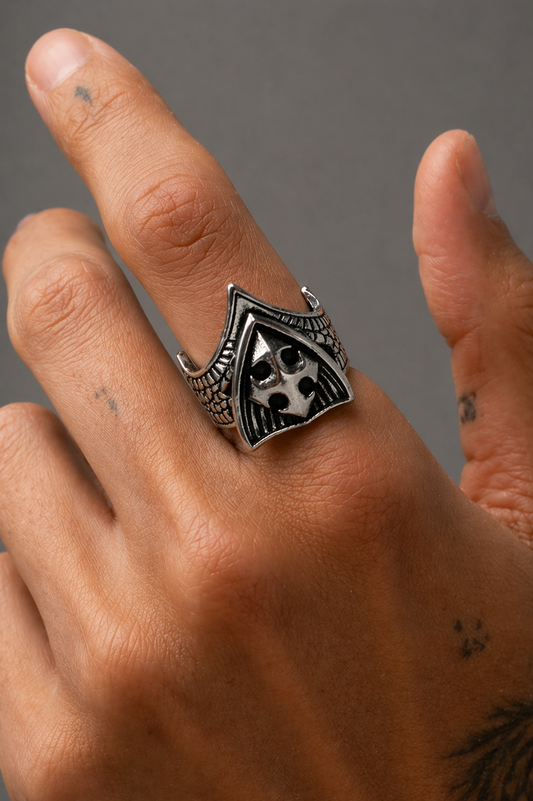 PRISMETIC Gothic Crest Armor Ring