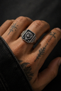 PRISMETIC Apex Lion Signet Ring