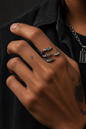PRISMETIC Claw Grip Statement Ring