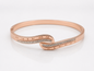 Vellorene Rose Gold Infinity Crystal Bracelet