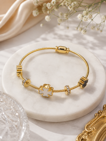 Vellorene Clover Charm Luxury Bracelet for Women